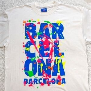 BARCELONA T-shirt Sz M Spain